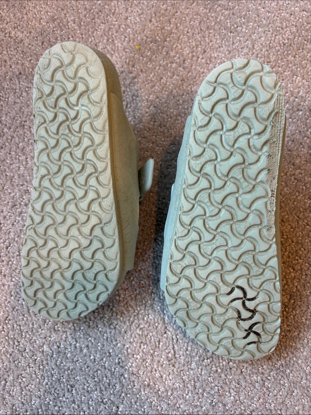 Birkenstock Kids Two-Strap EVA Sandals in Mint Green